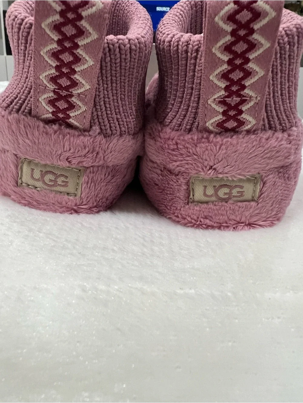 UGG Men’s Plush Casual Socks - Dusty Rose